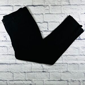 Talbots Factory Womens Curvy Fit Pants Black Trousers Size 10 Office Wear